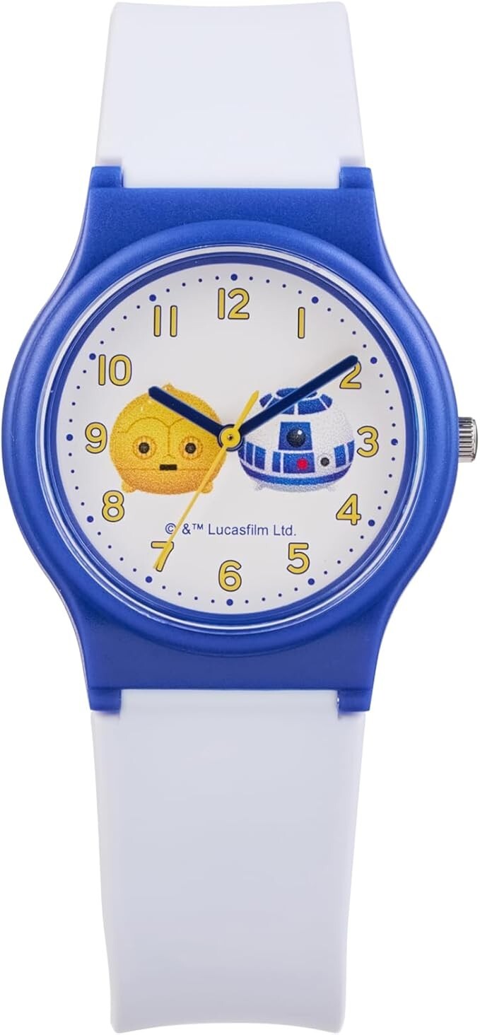CITIZEN Disney TsumTsum Star Wars C-3PO R2-D2 White Blue Watch V06A-507VK fromJP