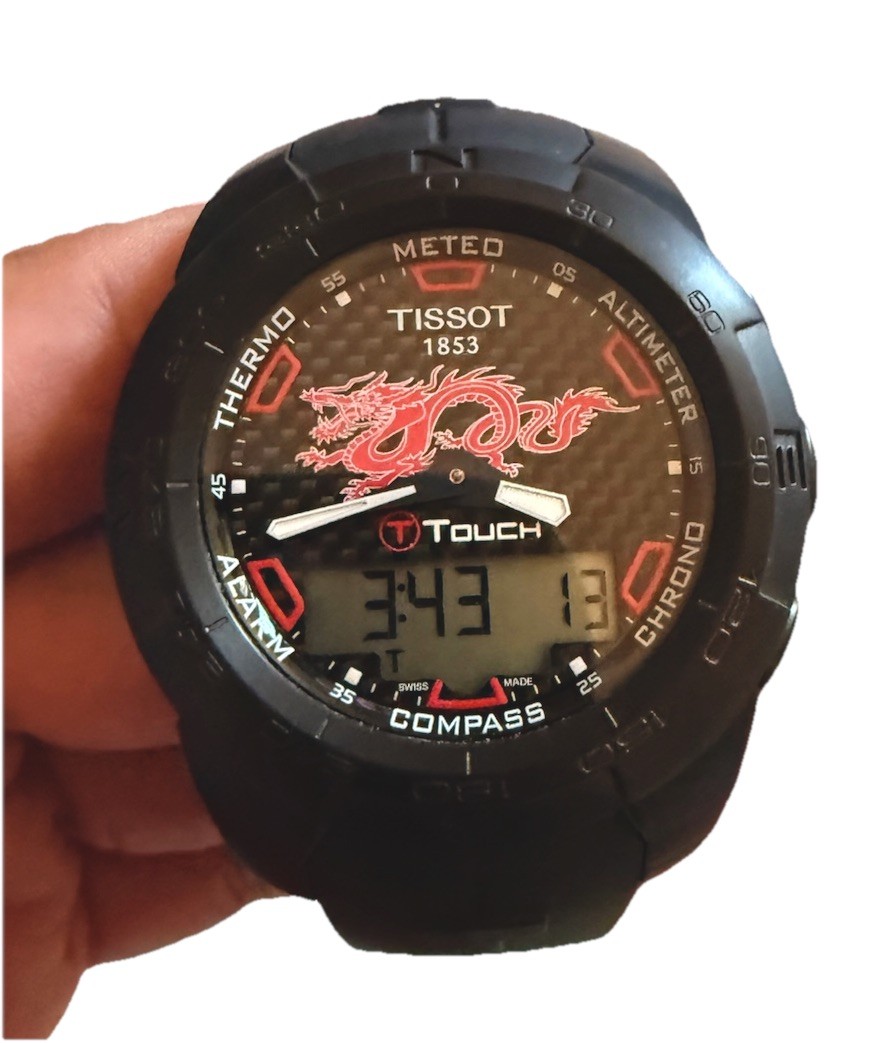 Tissot T-touch Men’s Black Dragon Watch –