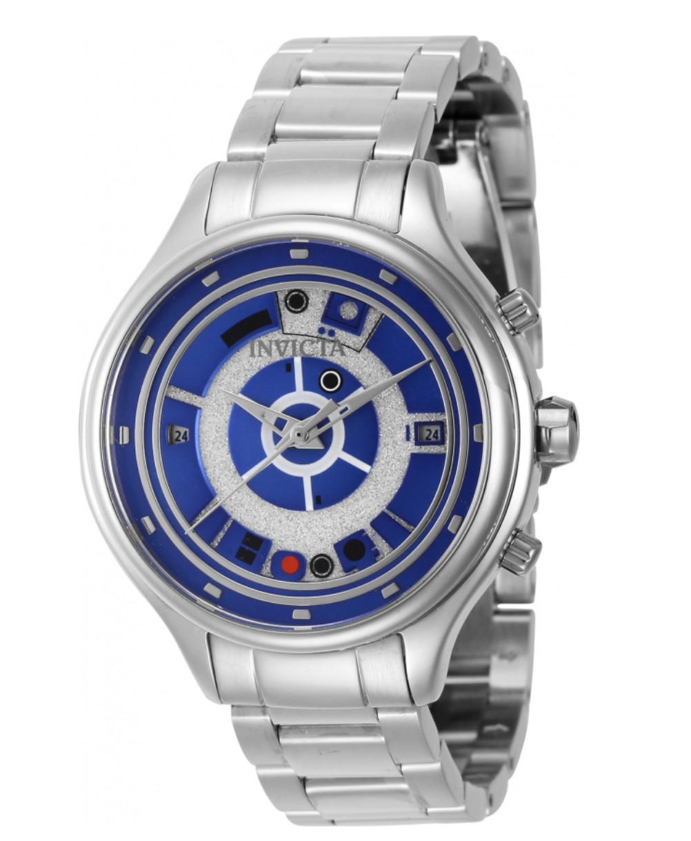 Invicta Star Wars R2-D2 Women’s 38mm Dual Time Limited Ed Glitter Watch 41390